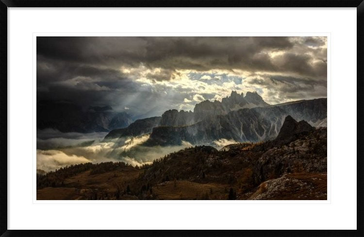 "Light Theatre" Framed Digital Print by Lubos Balazovic, 38x24"
