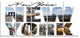 New York City Graphic Montage, Cityscape Canvas Art Print, 60"x28", 5 Panels