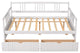 Gewnee Wood Full Size Daybed with Two Drawers in White