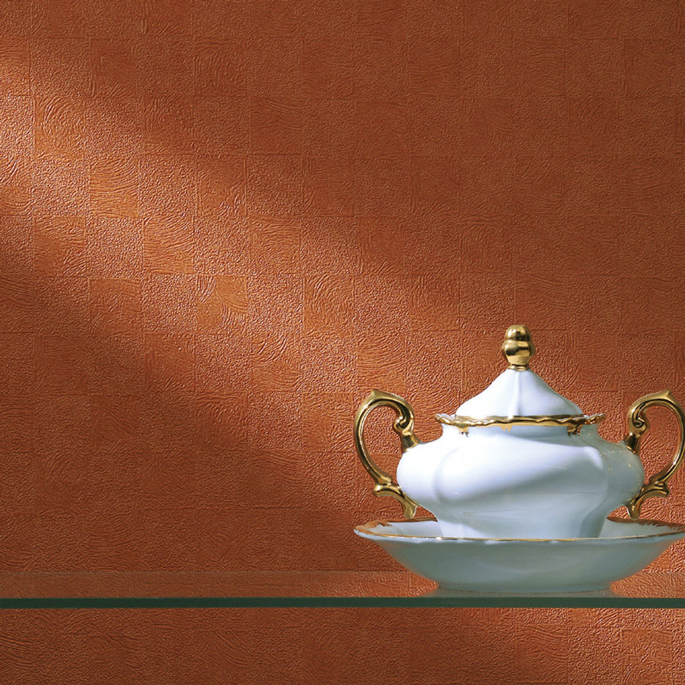 White Geometric Embossed Twilight Wallpaper