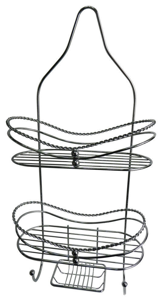 Curved Shower Caddy with Soap Tray