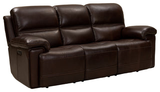 Sedrick Power Reclining Sofa w/Power Head Rests, El Paso Walnut