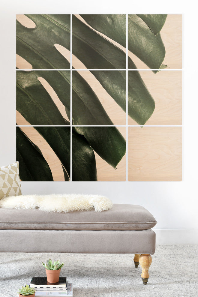 Deny Designs Ballack Art House Panama Taste Wood Wall Mural, 4'x4'