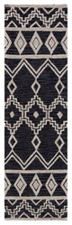 Safavieh Couture Abstract Collection, ABT851 Rug, Black/Ivory, 2'3"x8'