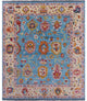 Handmade Turkish Oushak Wool Rug 8' 3" X 9' 10" - Q14829