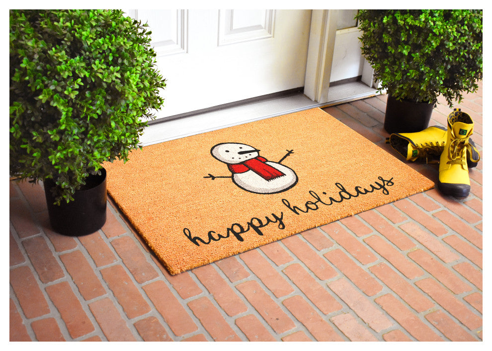 Calloway Mills Happy Snowman Doormat , 24" X 36"