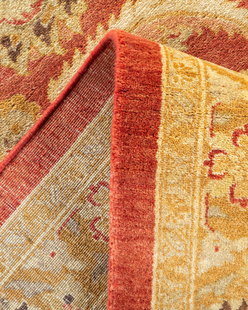 Mogul, One-of-a-Kind Hand-Knotted Area Rug Orange, 8'3"x10'7"