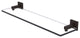 Montero 22" Glass Vanity Shelf, Beveled Edges, Oil Rubbed Bronze