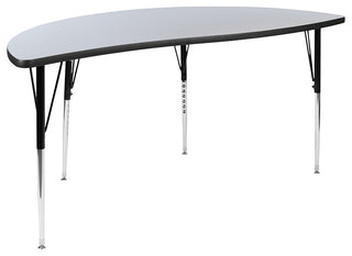 2PC 60" Circle Grey Table Set