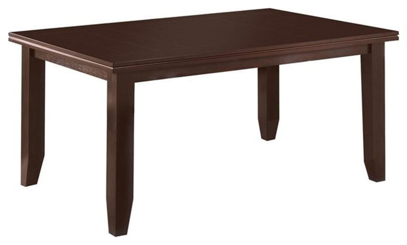 Rectangular Wood Dining Table, Cappuccino