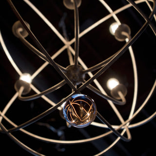 Crystorama Solaris Olde Silver Chandelier, Part of The New Solaris