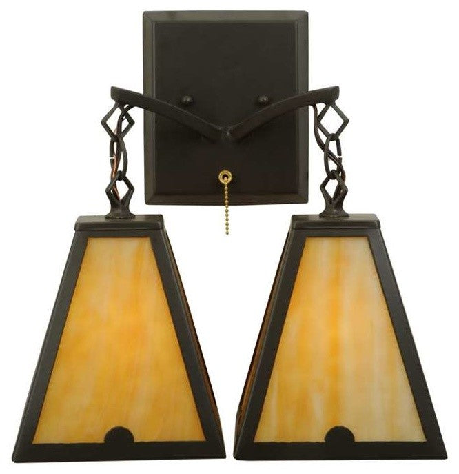 14 Wide Arnage 2 Light Wall Sconce