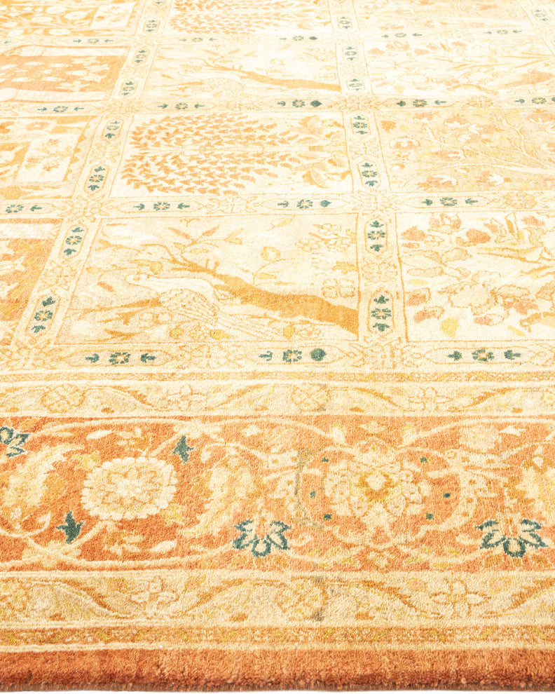 Natalie, One-of-a-Kind Hand-Knotted Area Rug Brown, 6'3"x8'10"