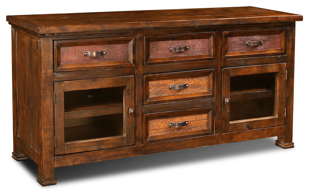 Elements Collection Copper Media Console, 66"