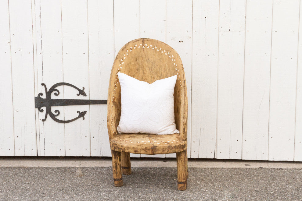Farmhouse Bleached and Inlaid Naga Chair