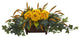 Nearly Natural Sunflower Artificial Arrangement in Decorative Planter  Yellow