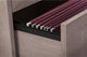 Wooden Filing Cabinet With 2 Drawer, Washed Gray