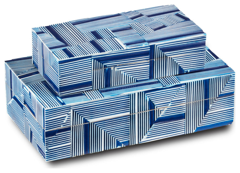 Cade Box, 2-Piece Set, Blue