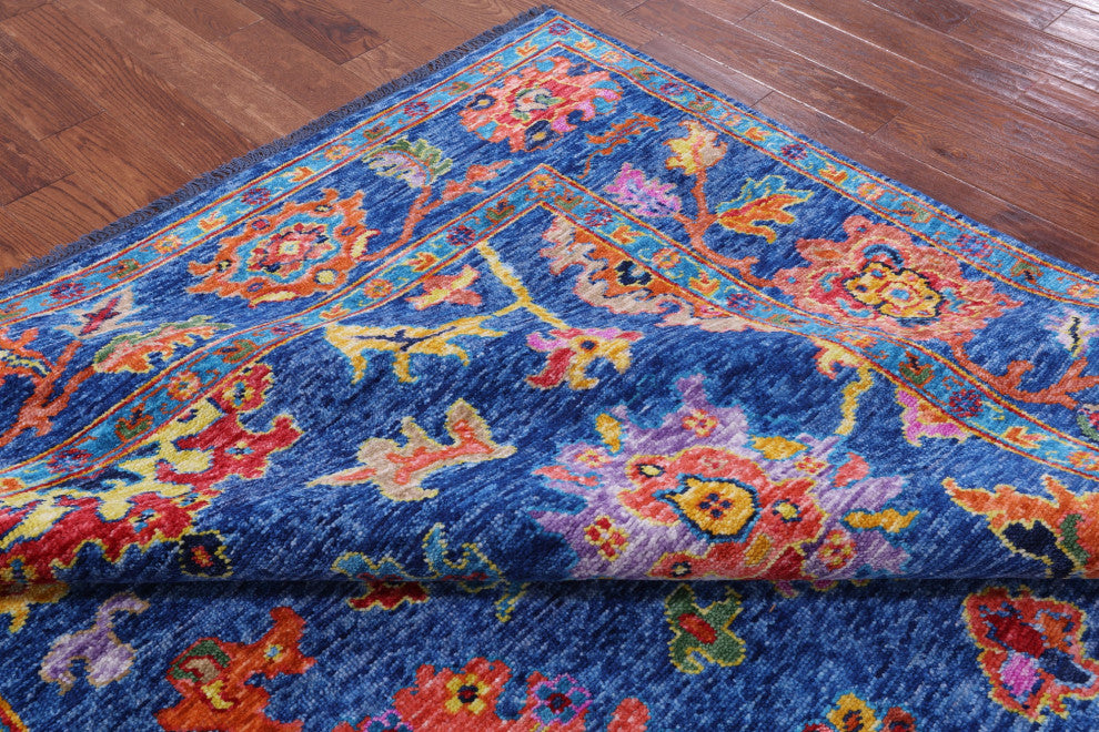 Turkish Oushak Hand-Knotted Wool Rug 8' 2" X 9' 11" - Q14846