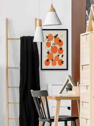 "Juicy Oranges" Framed Painting Print, 8x12