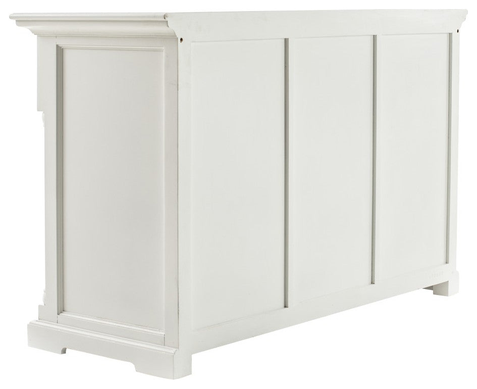 Modern Farm White Three Door Buffet Server