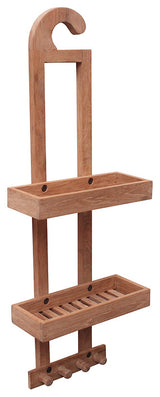Nordic Style Natural Teak Shower Caddy