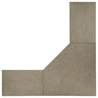 Linville Falls Corner Desk With Two Open Desk Cabinets