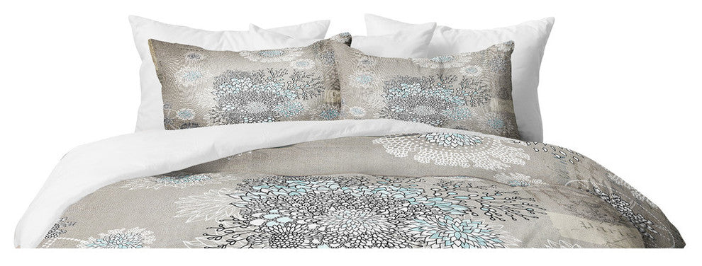 Deny Designs Iveta Abolina French Blue Duvet Cover Set