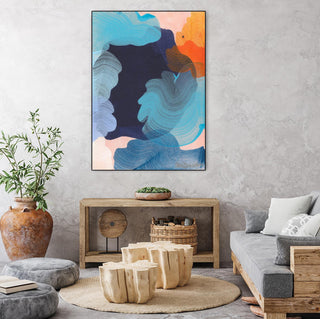 "Thinking about it" Framed Canvas by Giant Art 30"x40"