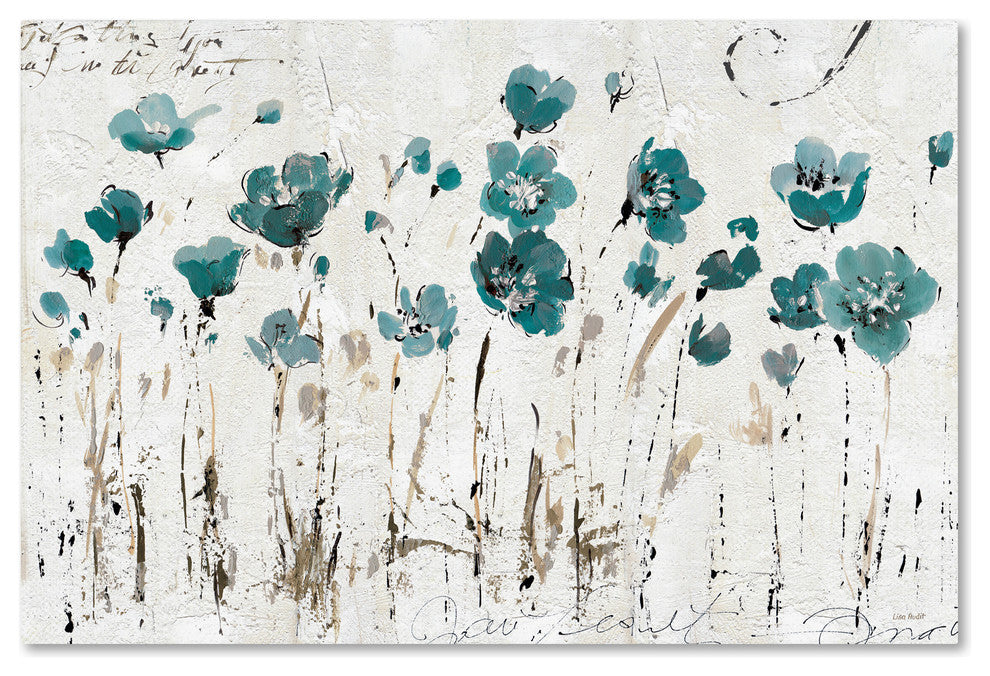 'Abstract Balance VI Blue' Canvas Art by Lisa Audit