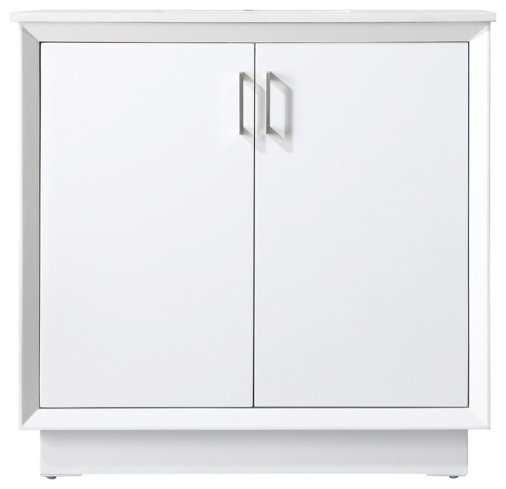 36" SIngle Bathroom Vanity, White