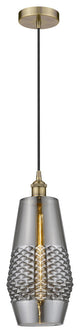 Innovations 616-1P-AB-G683-7 1-Light Mini Pendant, Antique Brass