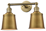 2-Light Addison Bath Fixture, Brushed Brass