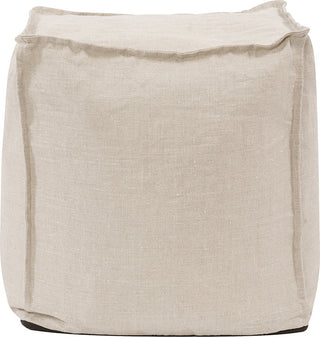 Howard Elliott Prairie Linen Square Pouf