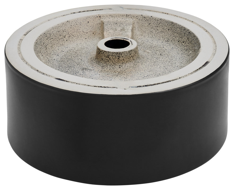 Monaco Round Vessel Sink, Matte Black