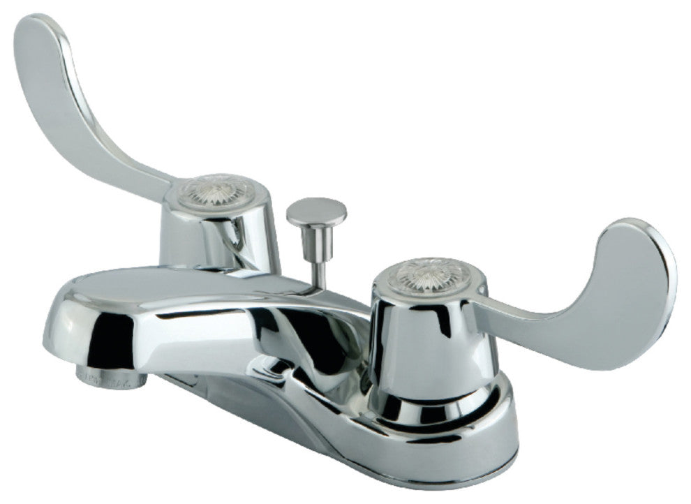 Kingston Brass 4" Centerset Bathroom Faucet, Polished Chrome