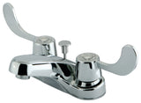 Kingston Brass 4" Centerset Bathroom Faucet, Polished Chrome