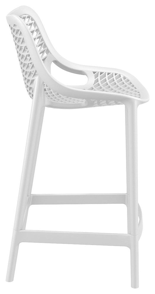 Compamia Air Counter Stools, Set of 2, White