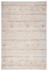 Avalon Moroccan Stripe Area Rug, Natural, 3'9"x5'6"
