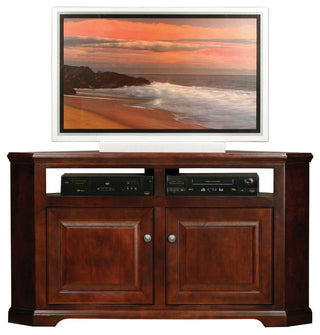 Eagle Furniture 56" Savannah Corner Entertainment Console, Interesting Aqua