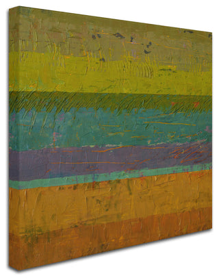 Michelle Calkins 'Chartreuse Line' Canvas Art, 18x18
