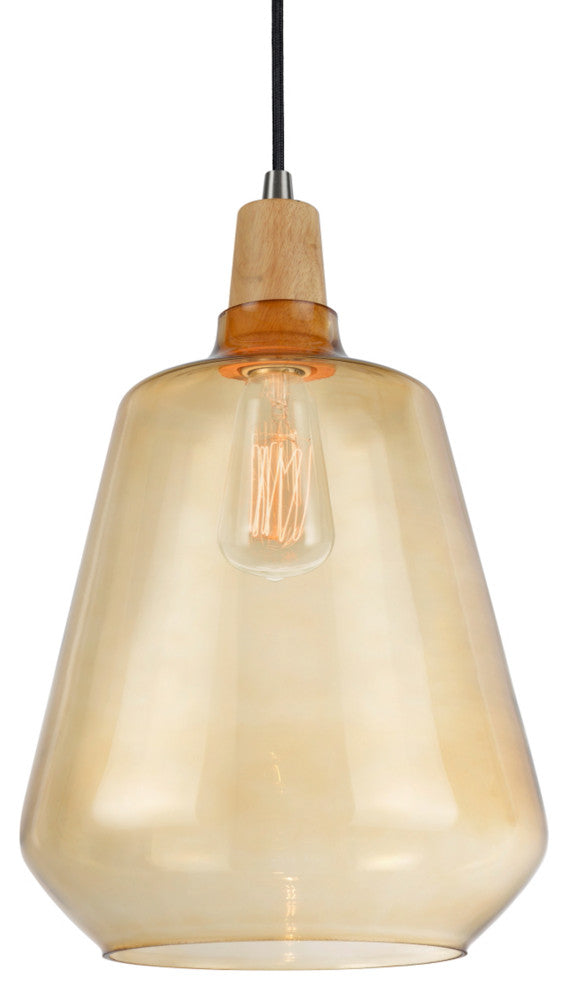 61051-1 Adjustable 1-Light Hanging Mini Pendant Ceiling Light, Satin Nickel