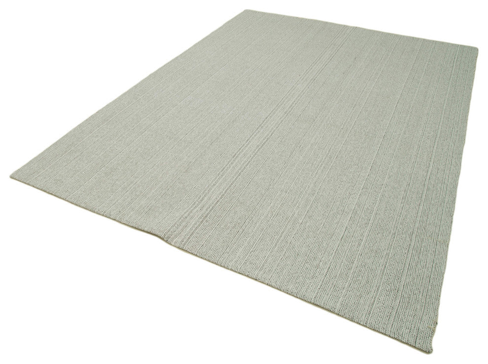 Rug N Carpet - Hand-knotted Turkish 6' 8'' x 9' 4'' Flatweave Wool Kilim Rug