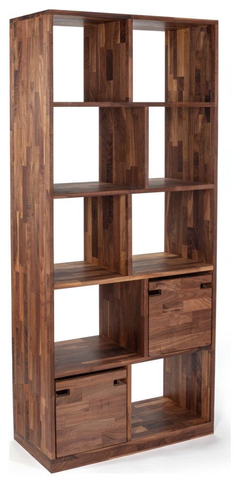 Zuma Wood Storage Box, Solid Walnut, Natural Finish