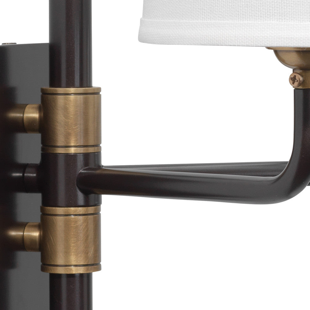 Lawton Arm Wall Sconce, Oil Rubbed Bronze, 2-Light