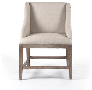 Connor Cafe Stool, Linen and Cotton