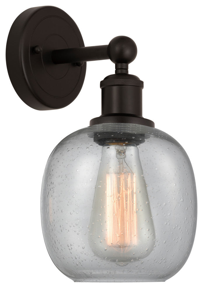 Innovations 616-1W-OB-G104 Belfast 1 Light 6" Sconce, Oil Rubbed Bronze