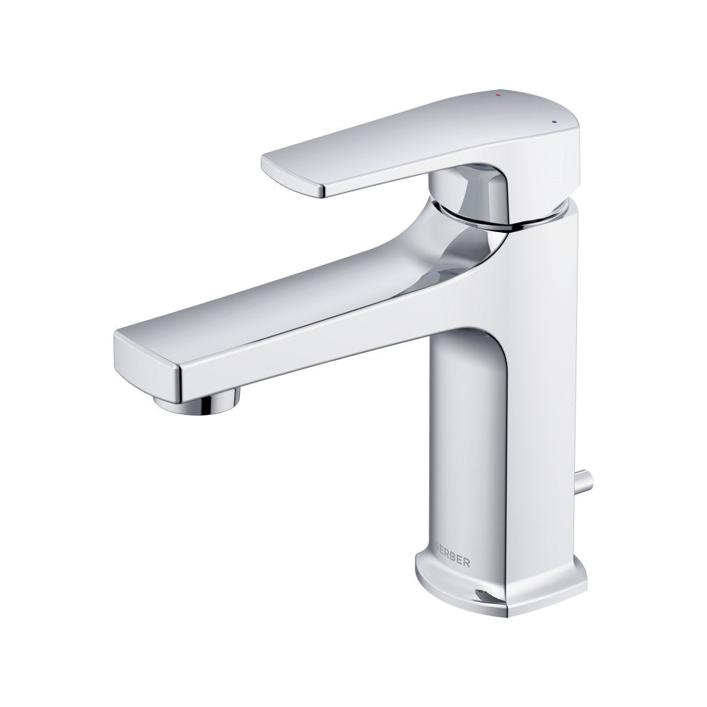 Tribune 1H Bath Faucet 1-Hole Mount, 50/50 Pop-Up Drain 1.2gpm, Chrome