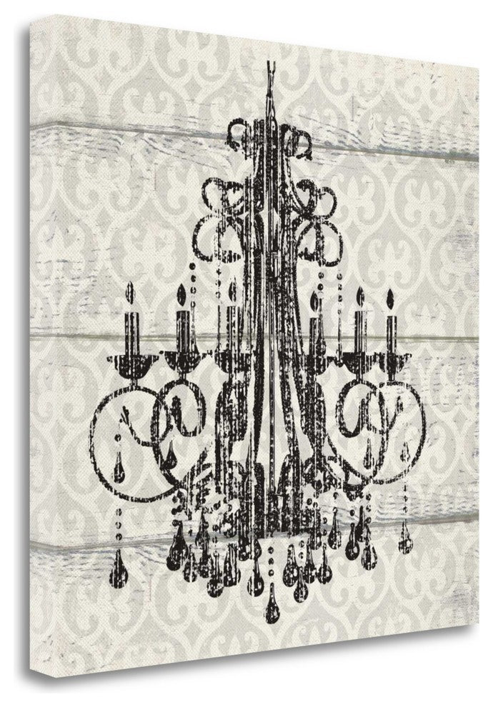 "Italy Chandelier I" By Piper Ballantyne, Giclee Print on Gallery Wrap Canvas