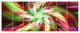 Exotic Multi Color Flower Petal Dance, Floral Canvas Print, 83"x32", 7 Panels